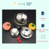Tô Chén Inox 2 Lớp Dày Dặn Chống Nóng - Thiết Kế Trơn, Giá 16.000đ MTA MART 2