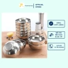 Tô Chén Inox 2 Lớp Dày Dặn Chống Nóng - Thiết Kế Trơn, Giá 16.000đ MTA MART 4
