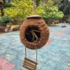 Tổ chim gáo dừa chỉ trang trí chim, vẹt, sóc, chuột - kèm xơ dừa giữ ấm bé, giảm 50k 2