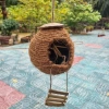 Tổ chim gáo dừa chỉ trang trí chim, vẹt, sóc, chuột - kèm xơ dừa giữ ấm bé, giảm 50k 3