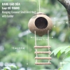Tổ chim, sóc bay bằng gáo dừa mẫu chấm tròn quanh miệng - Giá ưu đãi 41.000đ 5