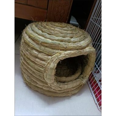 Tổ cỏ cho thỏ tự nhiên Đan tay – An toàn, Gặm được, Dùng quanh năm, Nhiều kích cỡ, Giá ưu đãi 179.497₫ 5