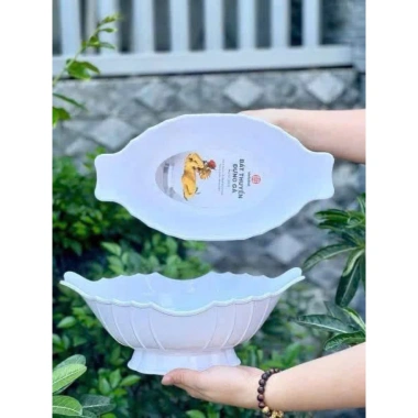 Tô dĩa nhựa sâu, lồng sâu bền, đựng gà, cún, trái cây - Giá giảm 55k, lễ Tết 2