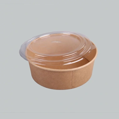 Tô giấy kraft nâu 5 hộp - Giá 15.000đ, chất liệu bền, thiết kế đẹp, dùng cho tiệc 3