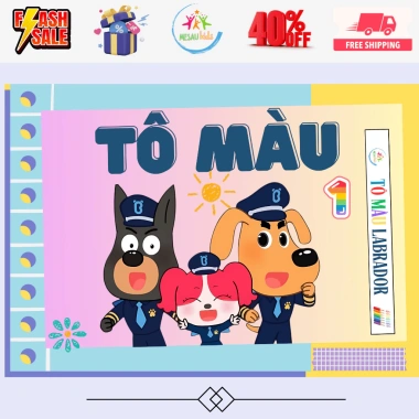 Tô Màu Cảnh Sát Trưởng Labrador – Đồ Chơi Thủ Công Cho Bé Giá Ưu Đãi 31.000₫ 3