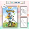 Tô Màu Pokemon Đồ Chơi Thủ Công Cho Bé Tập Tô Sáng Tạo Giá Chỉ 30.000 VNĐ