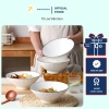 Tô Sứ Trắng Viền Đen Cao Cấp - Bát Mì Ramen Loe, Giá ưu đãi 24.000đ - MTA-MART2