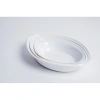 Tô Suồng Màu Trắng XO 02A - Nhựa Melamine dày dặn, cao cấp, dễ vệ sinh, hình thỏi vàng, Mta-Mart2, giá 66.000₫