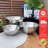 Tô trộn bột salad inox 18/10 19/22/27cm – thau thố làm bánh, ướp thịt, đựng thực phẩm