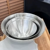 Tô trộn bột salad inox 18/10 19/22/27cm – thau thố làm bánh, ướp thịt, đựng thực phẩm 9
