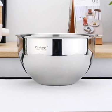 Tô Trộn Salad Inox 18/10 Chockmen - Thố Đúc Nguyên Khối, Làm Bánh & Ướp Thịt, 305.000đ 5 Tô Trộn Salad Inox 18/10 Chockmen - Thố Đúc Nguyên Khối, Làm Bánh & Ướp Thịt, 305.000đ 5