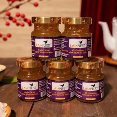 Tổ Yến Chưng Đông Trùng Hạ Thảo LamNest 4g tươi nguyên chất - Hũ 70ml, Giá ưu đãi 74.000 VND 4 Tổ Yến Chưng Đông Trùng Hạ Thảo LamNest 4g tươi nguyên chất - Hũ 70ml, Giá ưu đãi 74.000 VND 4