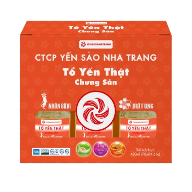Tổ Yến Chưng Sẵn Nhân Sâm Mật Ong 2.5g - Lọ 70ml - 6 lọ - 285k - Yến Sào Nha Trang 3