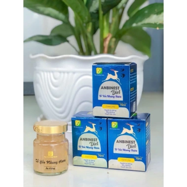 Tổ yến Nhung Hươu chưng sẵn Anbinest 6 hũ - Ăn kiêng, tiểu đường 240.000 VND