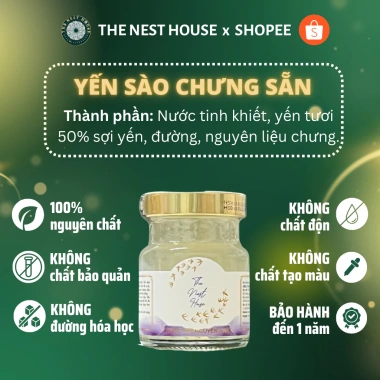 Tổ Yến Sào Chưng Sẵn Nguyên Chất 70ml The Nest House – Giá ưu đãi 249.000 VNĐ, giảm 75.000