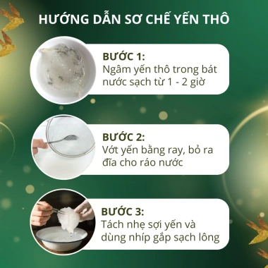 Tổ yến sào thô ít lông nguyên chất nguyên tổ 100g The Nest House 1.150.000 VND 3