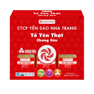 Tổ Yến Thật Chưng Sẵn Đường Phèn 2,5g - Hộp 6 | Yến Sào Nha Trang - Giá chỉ 295k 2 Tổ Yến Thật Chưng Sẵn Đường Phèn 2,5g - Hộp 6 | Yến Sào Nha Trang - Giá chỉ 295k 2