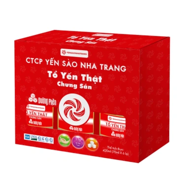 Tổ Yến Thật Chưng Sẵn Đường Phèn 2,5g - Hộp 6 | Yến Sào Nha Trang - Giá chỉ 295k