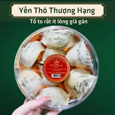 Tổ yến thô cao cấp Yến Sào Kingnest – Top 10 Châu Á, tặng đường phèn và táo đỏ, giảm còn 1.295.000₫