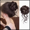 Tóc Bun Chignon Lộn Xộn, Kẹp Tóc, Lông Tơ Xoăn Đuôi Ngựa Nữ - Giá Ưu Đãi 76.572 VND