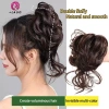 Tóc Bun Chignon xoăn kẹp tóc co giãn Scrunchy giả tóc nữ - 47.000đ Springevenstar 2