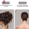 Tóc Bun Chignon xoăn kẹp tóc co giãn Scrunchy giả tóc nữ - 47.000đ Springevenstar 3