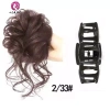 Tóc Bun Chignon xoăn kẹp tóc co giãn Scrunchy giả tóc nữ - 47.000đ Springevenstar 9