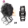 Tóc Bun Chignon xoăn kẹp tóc co giãn Scrunchy giả tóc nữ - 47.000đ Springevenstar 10