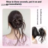 Tóc Bun Nâu Lông Tơ SBS 1 Mới - Kẹp, Móng Vuốt, Xoăn Tự Nhiên, Giá 56.700đ 6