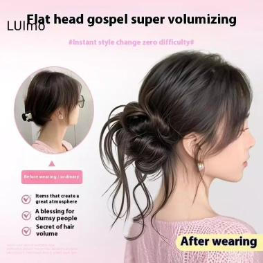 Tóc Bun Nâu Lông Tơ SBS 1 Mới - Kẹp, Móng Vuốt, Xoăn Tự Nhiên, Giá 56.700đ 8