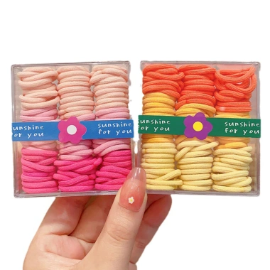 Tóc Co Giãn Cao Su Mini Nhiều Màu Không Kéo Xước cho Bé Gái - Lô Hàng Địa Phương 8