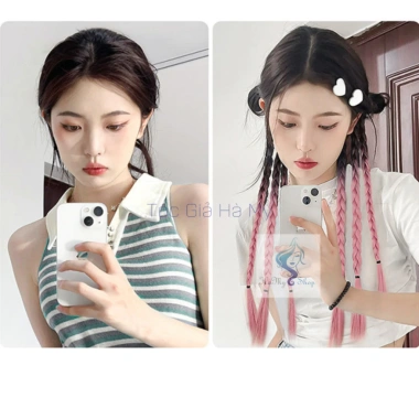 Tóc giả 3 bím Boxer Braid Ombre Light cá tính, phong cách Tết, chỉ 10.000 VND