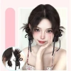 Tóc Giả Búi Bệnh Nơ Đuôi Gà - Bện Tóc Trang Trí Hàn Quốc QiQiShop Giá 99k 3
