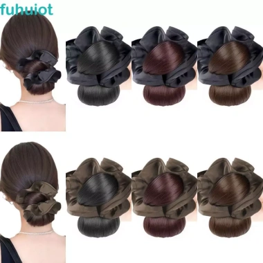 Tóc giả búi hoa FuHuIot - Kẹp tóc tiện lợi, sang trọng, giảm giá 21% chỉ 63.396₫