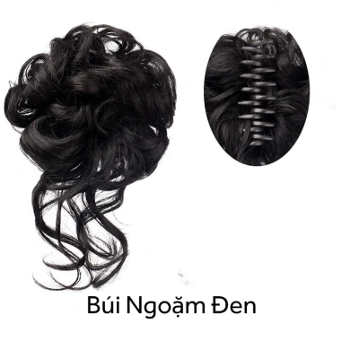 Tóc giả búi kẹp xoắn bím phong cách cổ trang cho áo dài Tết–Giá ưu đãi 105.000đ 6