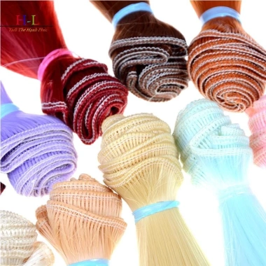 Tóc giả búp bê 15cm dày 1/3‑1/6, màu óc, thích hợp cho trẻ em – Giá ưu đãi 53.240₫
