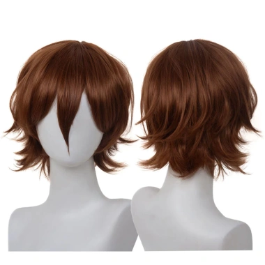 Tóc giả cosplay anime ngắn uốn cong cho nam – phủ đầy đầu, giao hàng nhanh, giảm còn 114.400₫