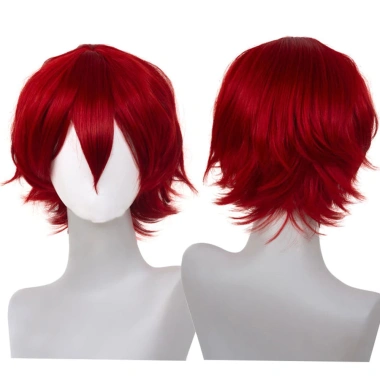 Tóc giả cosplay anime ngắn uốn cong cho nam – phủ đầy đầu, giao hàng nhanh, giảm còn 114.400₫