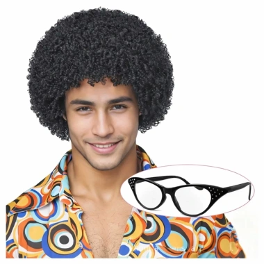 Tóc Giả Cosplay Hoá Trang Elvis Presley - Nhạc Rock, Giá Ưu Đãi 195k 7