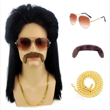 Tóc Giả Cosplay Hoá Trang Elvis Presley - Nhạc Rock, Giá Ưu Đãi 195k 10