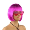 Tóc giả cosplay Hoá trang Kiểu Bob kèm kính - Nhiều màu, giảm giá 20% 3
