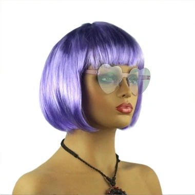 Tóc giả cosplay Hoá trang Kiểu Bob kèm kính - Nhiều màu, giảm giá 20% 6 Tóc giả cosplay Hoá trang Kiểu Bob kèm kính - Nhiều màu, giảm giá 20% 6