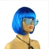 Tóc giả cosplay Hoá trang Kiểu Bob kèm kính - Nhiều màu, giảm giá 20% 7