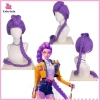 Tóc giả Cosplay Rumi Mira Zoey Tím - Tổng hợp chịu nhiệt, phù hợp Halloween & roleplay, dùng hàng ngày - MỚI 2