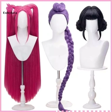 Tóc giả Cosplay Rumi Mira Zoey Tím - Tổng hợp chịu nhiệt, phù hợp Halloween & roleplay, dùng hàng ngày - MỚI 4
