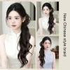 Tóc giả đuôi ngựa tổng hợp dài, chiên bột xoắn, kẹp bện mó phỏng - chỉ 70.000₫ 2