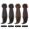 Tóc giả đuôi ngựa tổng hợp dài, chiên bột xoắn, kẹp bện mó phỏng - chỉ 70.000₫ 3