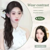 Tóc giả đuôi ngựa tổng hợp dài, chiên bột xoắn, kẹp bện mó phỏng - chỉ 70.000₫ 6
