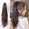 Tóc giả đuôi ngựa xoăn băng keo vô hình, tăng thể tích tóc, giao nhanh địa phương 2