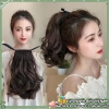 Tóc giả đuôi ngựa xoăn hoa lê nữ - Dài vừa, dễ điều chỉnh dây đeo, giảm giá 39.600đ